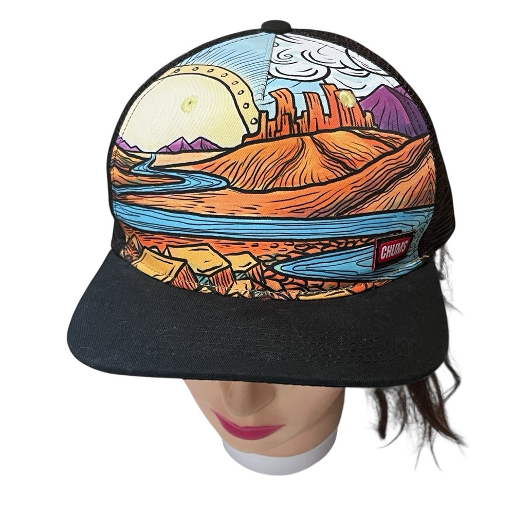 Cirque Chums Limited Collection Artist Series Kelly Halpin Trucker Cap‎ Hat